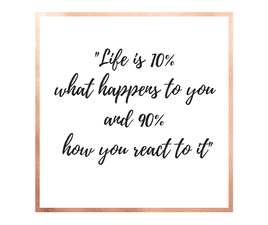 Life is 10% What Happens To You...